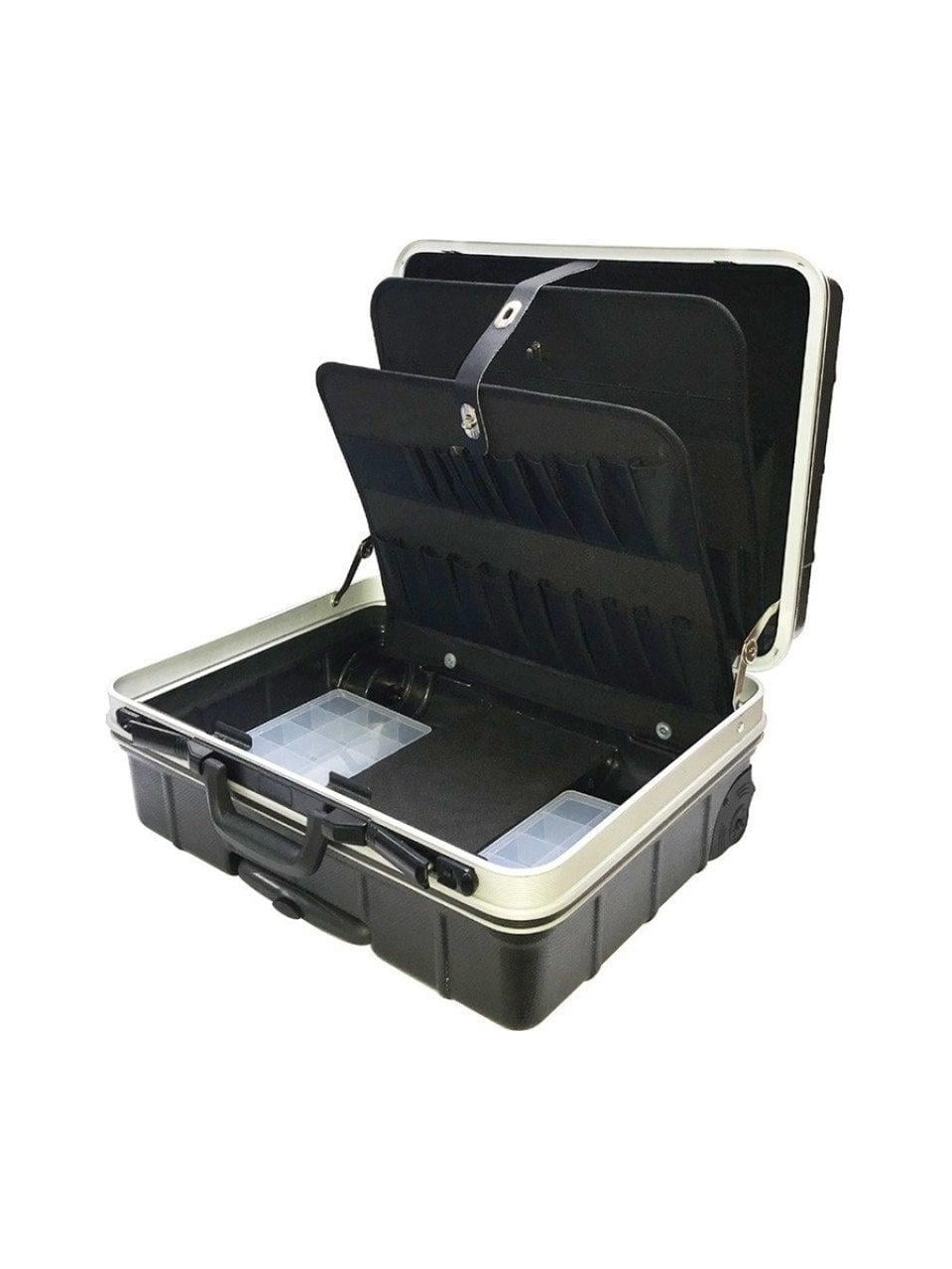 Alfa T-9002 Çekçekli ve Tekerlekli Abs Takım Çantası 24X38X52 cm Thumbnail